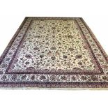 TABRIZ CARPET, 355cm x 270cm, all over hunting,