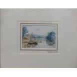 MYLES BIRKET FOSTER RWS (1825-1899) 'Richmond Bridge', circa 1870, watercolour,