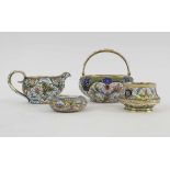 RUSSIAN SILVER CLOISONNE,