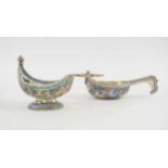 RUSSIAN SILVER AND CLOISONNE,
