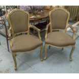 DINING ARMCHAIRS, a set of fifteen,