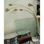 FLOOR LAMP, 1960's Italian style, 200cm H.