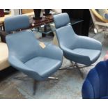 COALESSE BOB LOUNGE CHAIRS, a pair, exclusive design by Pearson Lloyd, 110cm H.