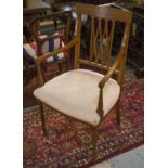 MAPLE & CO DINING CHAIRS, a set of four (includes two carvers),