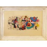 JOAN MIRO 'Sculpture', 1970 colour lithograph, signed in the plate, edition 100, framed and glazed.