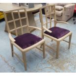 JULIAN CHICHESTER HAROLD CARVER CHAIRS, a set of four, 95cm H.