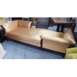 CHRISTOPHER GUY LOVE SEAT, gold finish, 240cm W.