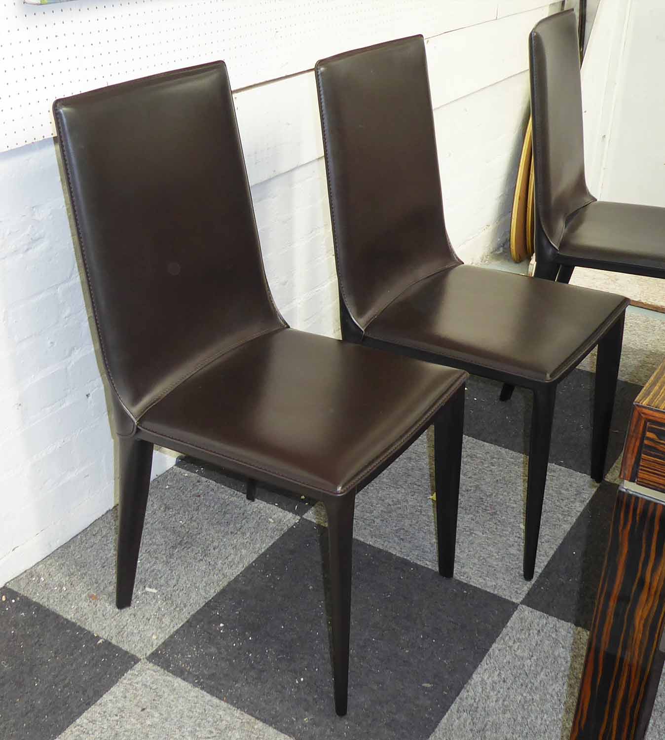 FRAG LATINA P CHAIRS, a set of five, by G.ER. Fauciglietti, 95cm H.