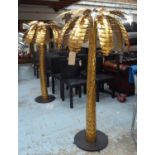 MAISON JANSEN INSPIRED PALM TREES, a pair, 1960's French style, 170cm H.