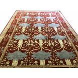 ARTS AND CRAFTS DESIGN CARPET, 420cm x 297cm.