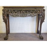 ANTIQUE CHINESE HARDWOOD TABLE,