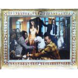 MARK SELIGER 'Black Eyed Peas', colour photograph on aluminium faced with perspex, 40cm x 55cm,