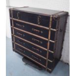 CHEST OF DRAWERS, Ralph Lauren inspired style, 100cm x 48cm x 102cm.