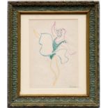 PABLO PICASSO 'La Danseuse', original lithograph signed in the plate, 1954, Bloch 767 Mourlot 259,