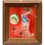 MARC CHAGALL 'The Bay of Angels', original lithograph, 1960 Mourlot ref 286, 29cm x 24cm,