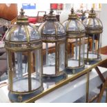 ORANGERY LANTERNS, a set of four, French provincial inspired, 55cm H.