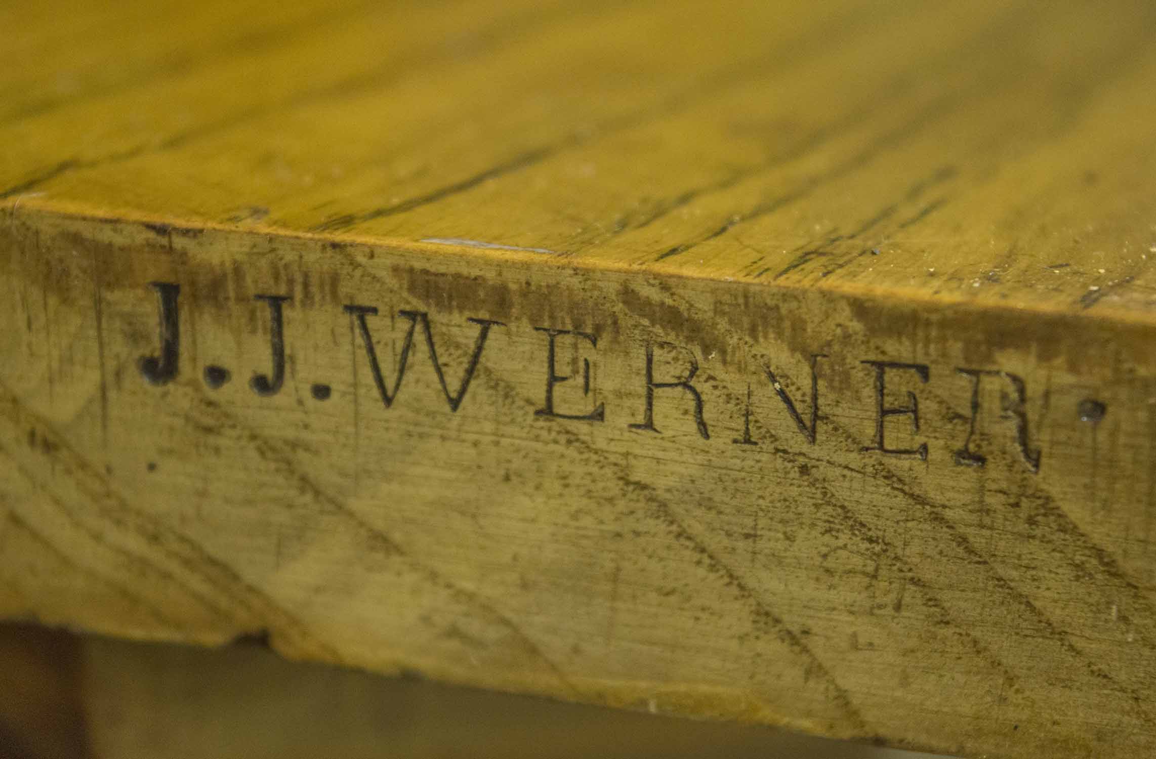 CENTRE TABLE, Biedermeier burr ash with segment veneered circular tilt top (stamped J.J. - Image 3 of 3