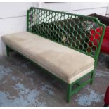 JUSTIN VAN BREDA PRINCESS BENCH, 220cm x 65cm x 110cm H.