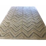 SOHO COLLECTION CONTEMPORARY CARPET, 300cm x 222cm, wool and silk.