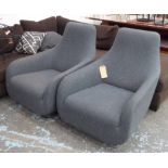 LIGNE ROSET SHAMAN CHAIRS, a pair, by Erik Jourdan, 90cm H.