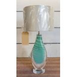 BEST AND LLOYD HUMBUG TABLE LAMP, with shade, 60cm H.