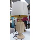 BEST & LLOYD CERAMIC TABLE LAMP, with shade, 87cm H.