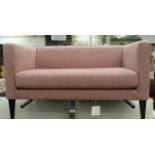 AARK SOFA, of slight proportions, red finish.