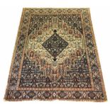 ANTIQUE RUGS, a collection of six, largest 183cm x 111cm.