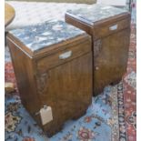 ART DECO CABINETS, a pair,
