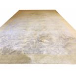 CONTEMPORARY SILK AND WOOL CARPET, 500cm x 302cm,