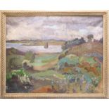 ALLAN WALTON (British 1892-1948) 'The river Orwell near Shotley', oil on canvas,