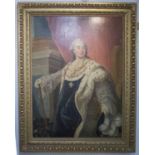 MANNER OF LOUIS MICHEL VAN LOO 'King Louis XVI' and 'Marie Antoinette', a pair of oils on canvas,