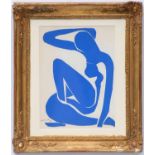 HENRI MATISSE 'Nu Bleu VI', original lithograph after the cut outs, 1954 edition printed by Mourlot,