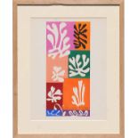 HENRI MATISSE 'Fleurs De Neige', original lithograph from the 1954 edition after Matisse's cut outs,