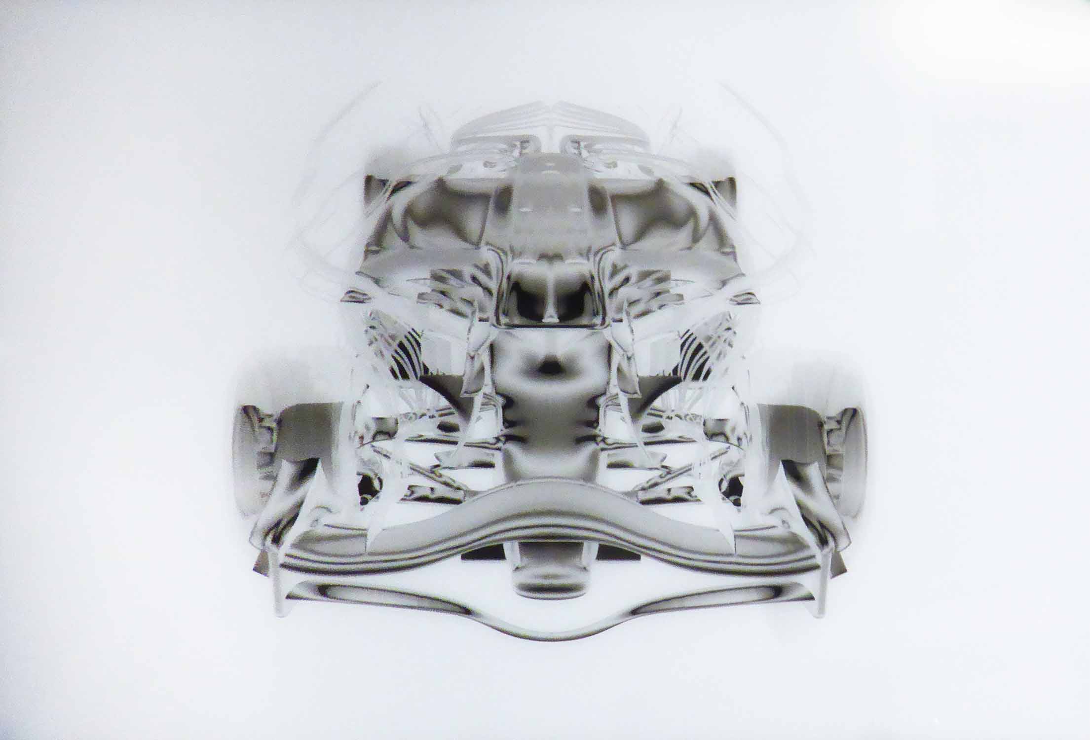 FORMULA 1 CARS, a set of three photoprints on diatec mount from 'The art of Aero' collection,