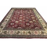 TABRIZ SHAH ABBAS DESIGN CARPET, 395cm x 291cm,