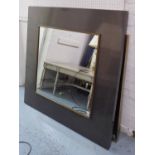 ROMEO REGA INSPIRED WALL MIRROR, 1970's Italian style, 110cm x 110cm.