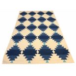 JAIPUR DHURRIE RUG, 280cm x 170cm.