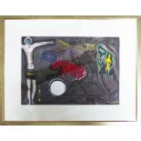 MARC CHAGALL 'The Crucifixion', 1950, lithograph, signed and dated in the plate, 56cm x 36cm,