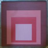 HENRY HADDOCK in the manner of Josef Albers, a pair of oils on board, signed,
