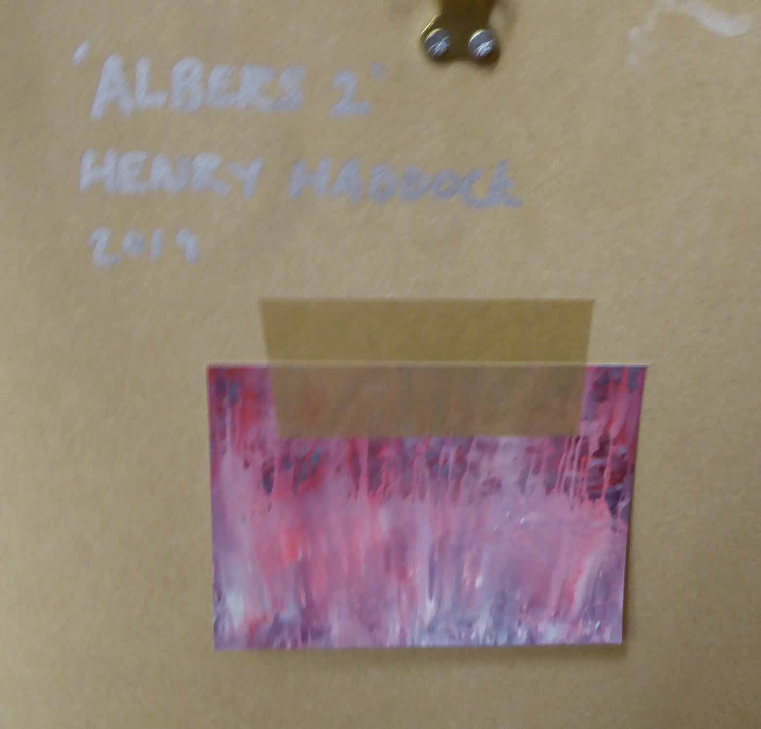 HENRY HADDOCK in the manner of Josef Albers, a pair of oils on board, signed, - Image 2 of 4