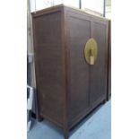 MEDIA CABINET, contemporary Oriental style, 121cm x 61cm x 63cm.