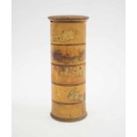 MID 19TH CENTURY SPICE TOWER, 25cm H.