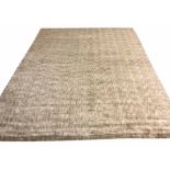 "MANHATTAN" SILVER GILT CONTEMPORARY CARPET, 296cm x 240cm.