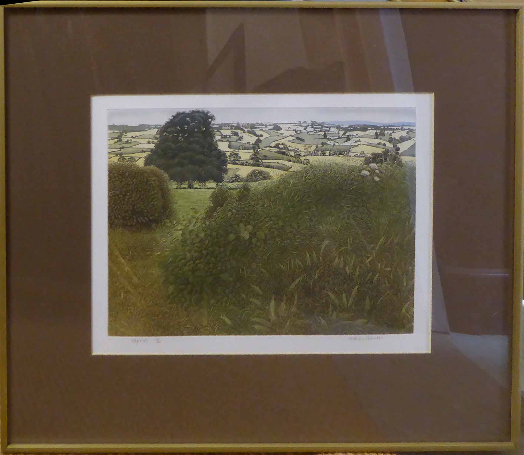 A SET OF FIVE COLOUR ENGRAVINGS, of Countryside Landscapes by MICHAEL FIAIRCLOUGH, - Image 3 of 6