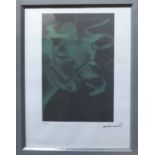 ANDY WARHOL 'Green Cow', lithographic print, on Arches paper,