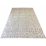 CONTEMPORARY SILK AND WOOL RUG, 300cm x 200cm. Bakero Vegas collection, hand-tufted.