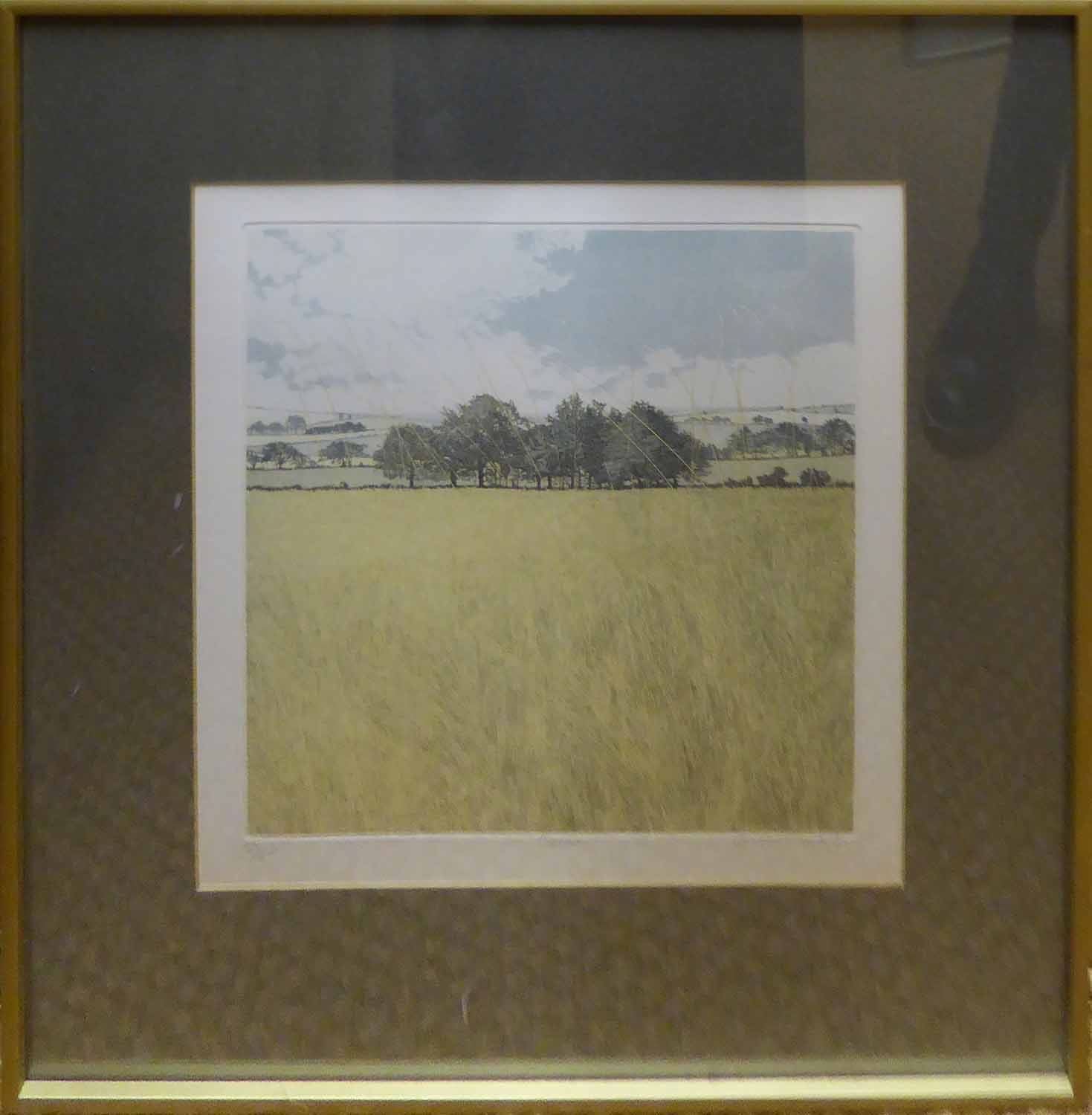 A SET OF FIVE COLOUR ENGRAVINGS, of Countryside Landscapes by MICHAEL FIAIRCLOUGH, - Image 2 of 6