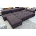 LIVING DIVANI EXTRA WALL SOFA , by Piero Lissoni, 66cm H.