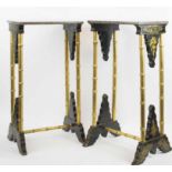 SIDE TABLES, a pair, late 19th century,